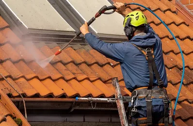 Démoussage et hydrofuge de toiture à Llupia
